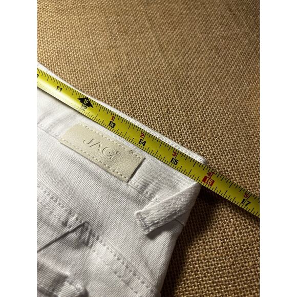 JAG Cecilia Mid Rise Skinny White Jeans Women's Size 10 - Picture 11 of 12